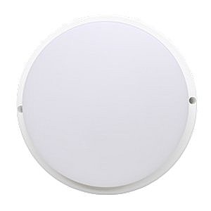 Светильник Круг ДПП накл. 18W 220V 6500K IP65  матовый белый 175x45 Ecola DPRD18ELC