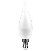 Лампа светодиодная FЕRON LB-570 (9W) свеча на ветру E14 6400K 230V 
