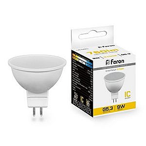 Лампа светодиодная FERON LB-560 (9W) 230V G5.3 2700K MR16 