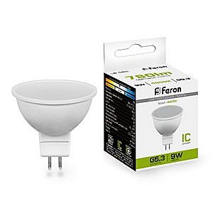 Лампа светодиодная FERON LB-560 (9W) 230V G5.3 4000K MR16 