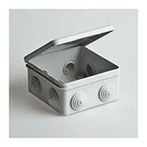 Распаячная коробка ОП 65х65х50мм, крышка, IP54, 4вх. TDM 