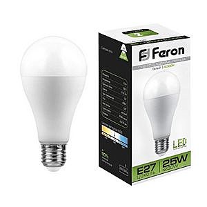 Лампа светодиодная FЕRON LB-100 (25W) 230V E27 4000K 2150lm  A65 