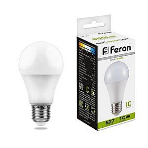 Лампа светодиодная FERON LB-92 13LED (10W) 230V E27 4000K 800lm A60  