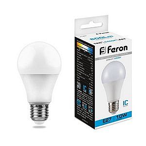 Лампа светодиодная FERON LB-92 13LED (10W) 230V E27 6400K 800lm A60  
