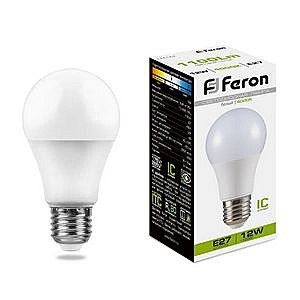 Лампа светодиодная FERON LB-93 32LED (12W) 230V E27 4000K 1100lm A60