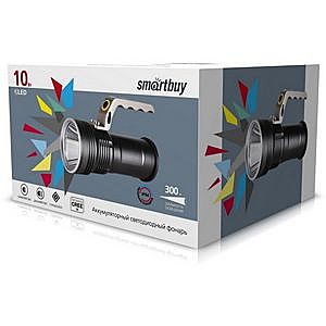 Аккумуляторный светодиодный фонарь CREE XM-L T6 10W, металлический с ручкой, аккумулятором 2x18650,